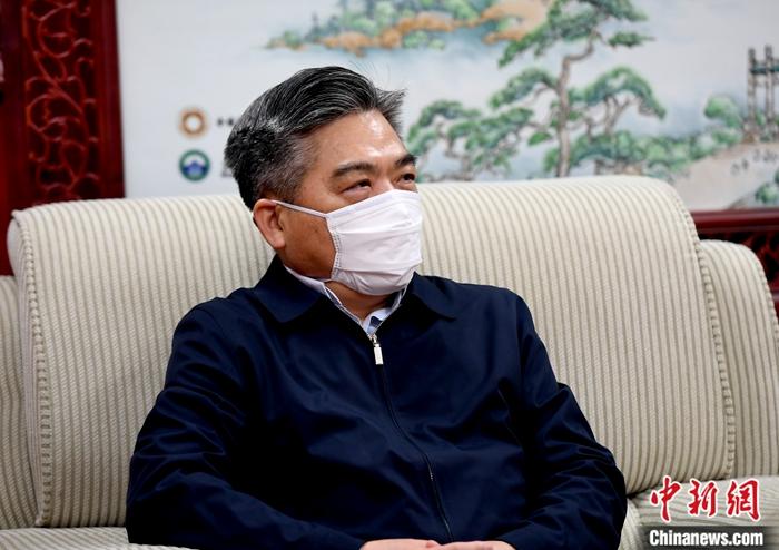 1月30日，唐其柱接受记者采访。<a target='_blank' href='//www.chinanews.com/'>中新社</a>记者 安源 摄